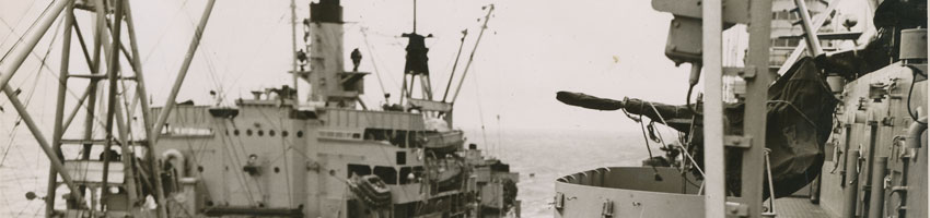 USS Leo Ammunition Load Carrier at Sea Korean War 1952