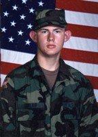 Taken in Fort Jackson, South Carolina during the summer of 2005. This is his Basic Training Photo. He was assigned to D Co 3-13 Inf Reg.