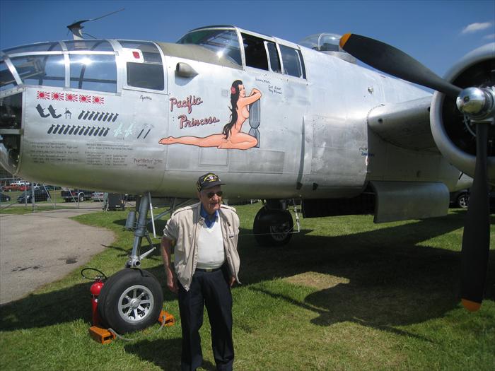 Arn flew the B-25 H Mitchell Search and Rescue in the CBI during World War II.