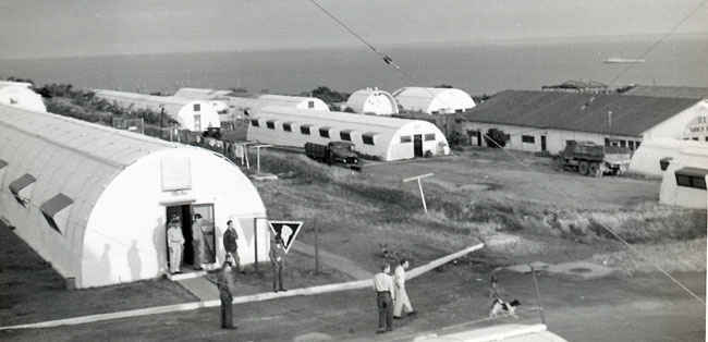 Iwo Jima Barracks.
