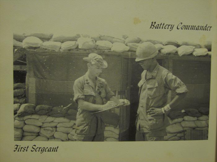 There must have been a change of command before i arrived. The battery commander was Cpt. Tulley when i was there in 69. I know that name very well because he busted me 3 wks before my deros date.   c btry  1/27.