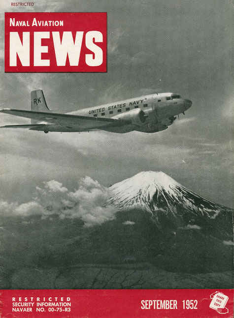 Naval Aviation News magazine from September 1952.