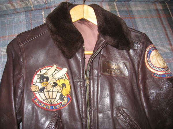 Gene's unofficial pilot's jacket.