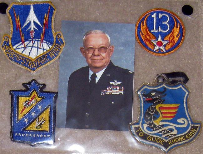 1082 Strategic Wing and 13th Air Force patches.